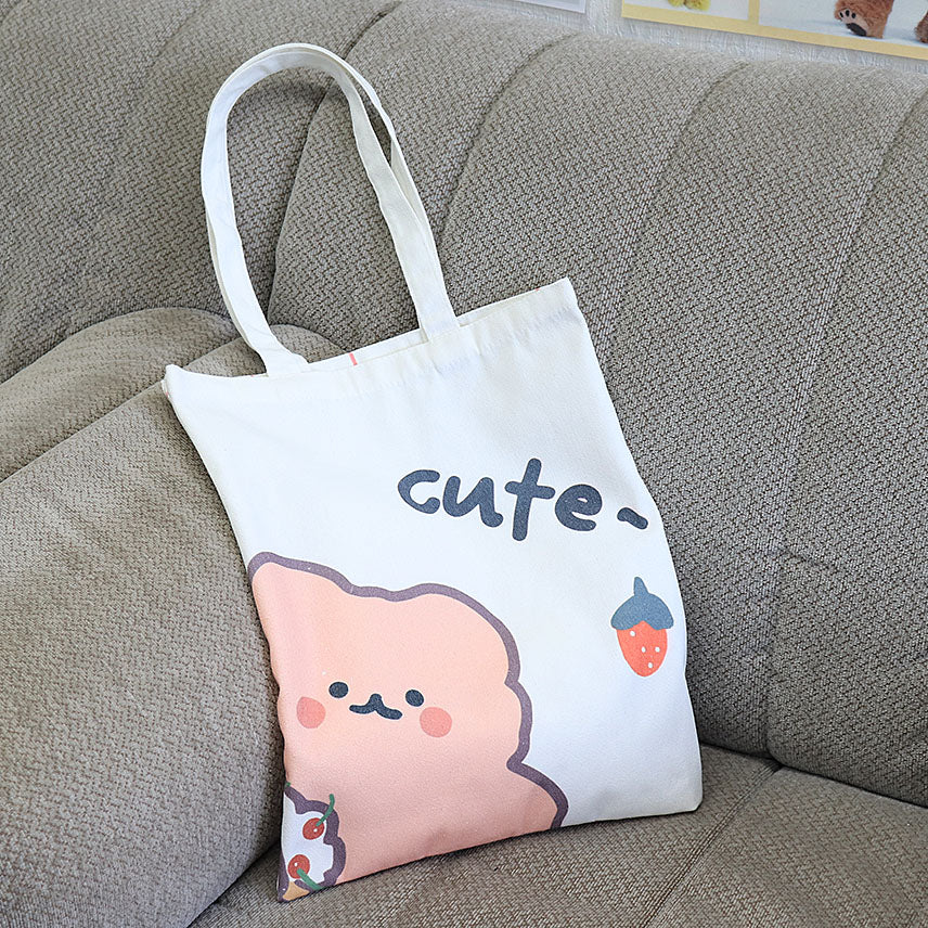 もこもこクマさんトートバッグ