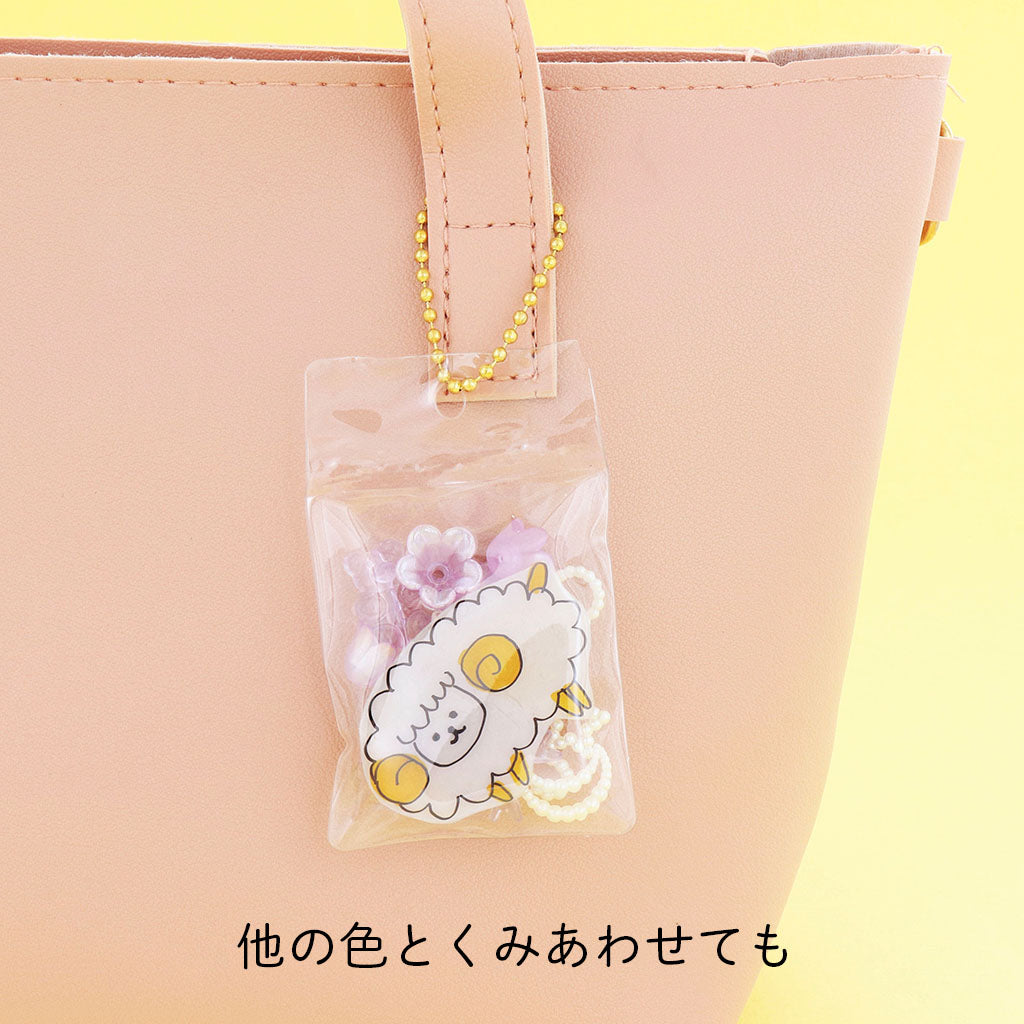 パープル系/形いろいろビーズセット
