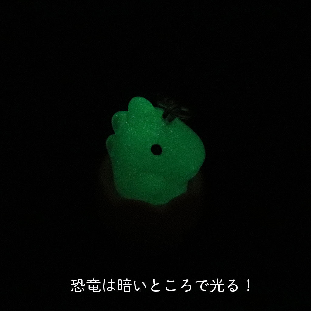 夜光/タマゴから生まれた恐竜の赤ちゃんジッパーチャーム/1個売り