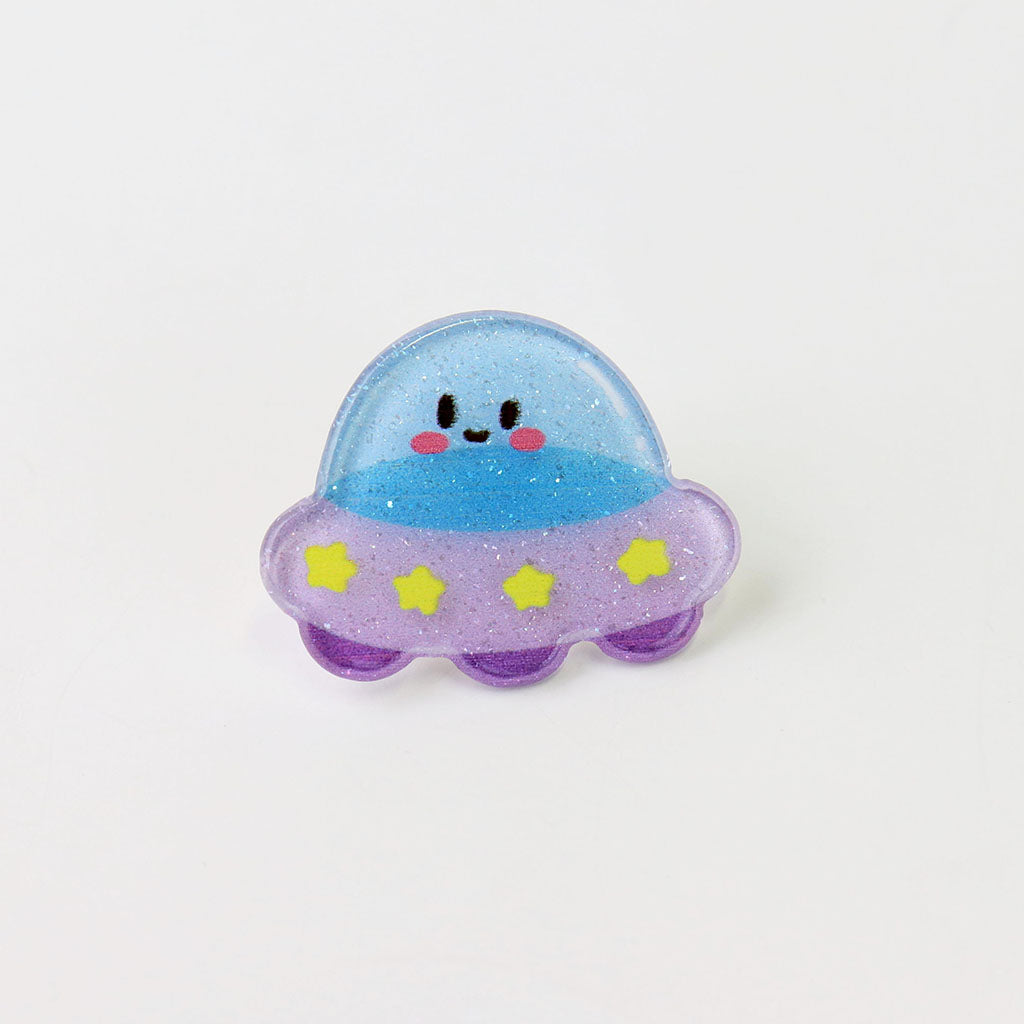 天体系ゆるデザインのピンバッジ/1個売り