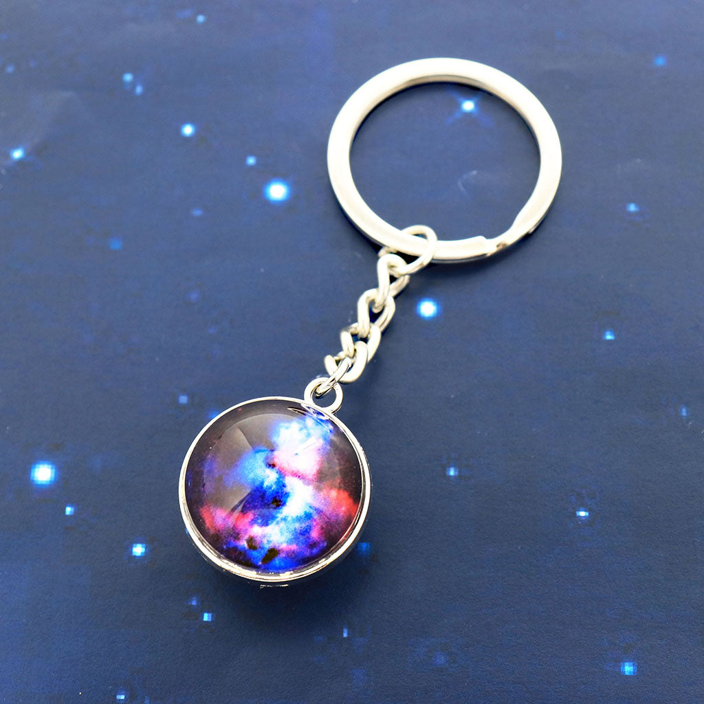 夜光/いろいろ宇宙柄キーホルダー/1個売り