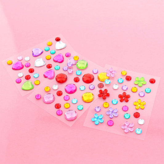 カラフルカットストーンシール/1枚売り