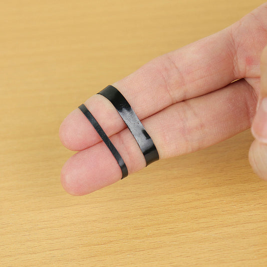 ブラック/太めハードタイプからまないヘアゴム/約50個セット