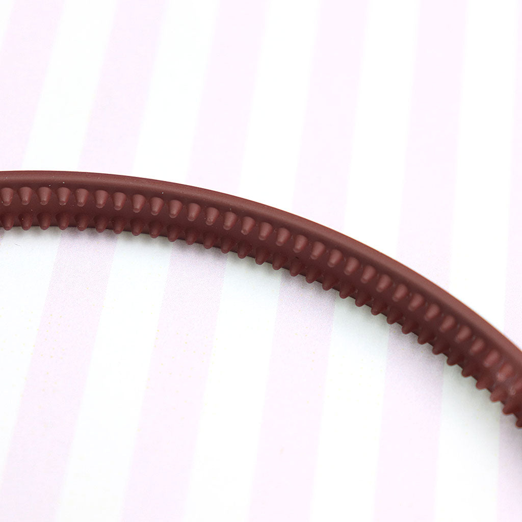 くすみマットカラー細めカチューシャ/1個売り