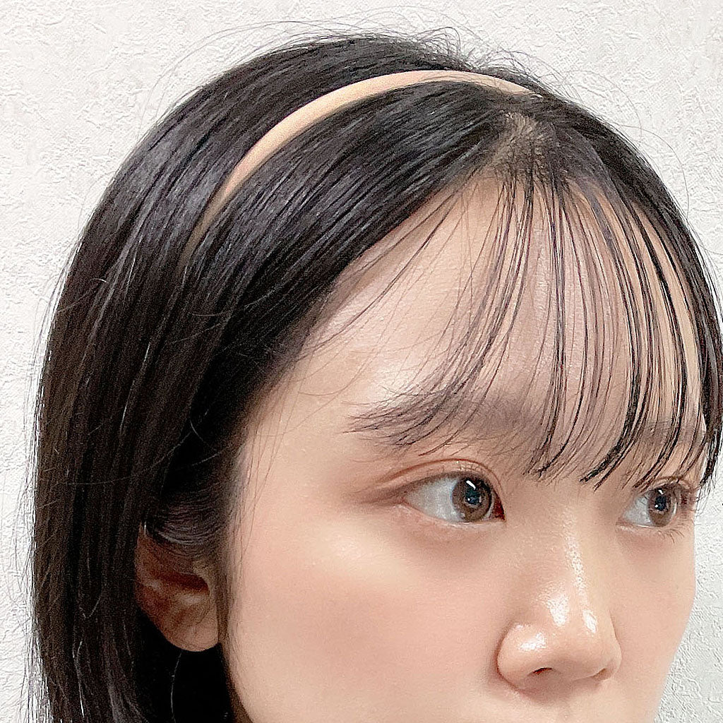 くすみマットカラー細めカチューシャ/1個売り