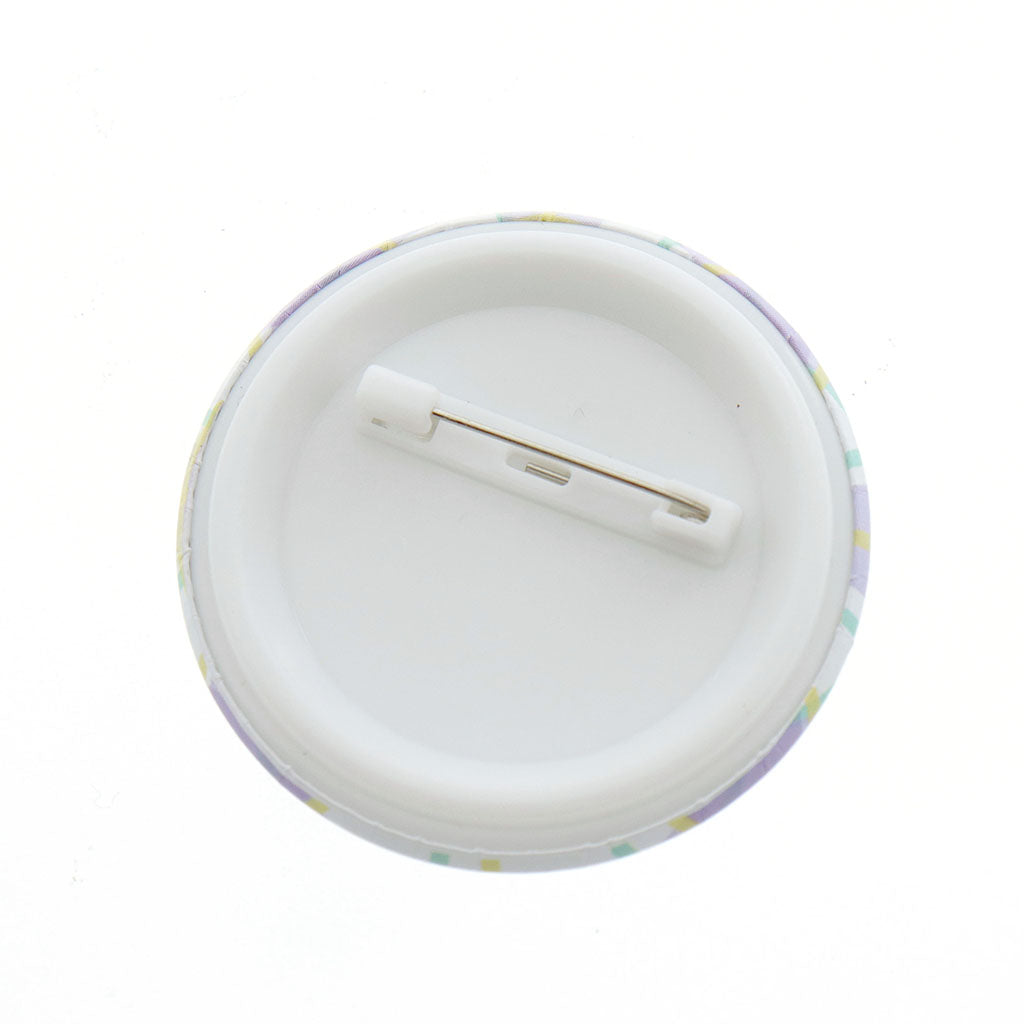 チェック柄缶バッジ/1個売り