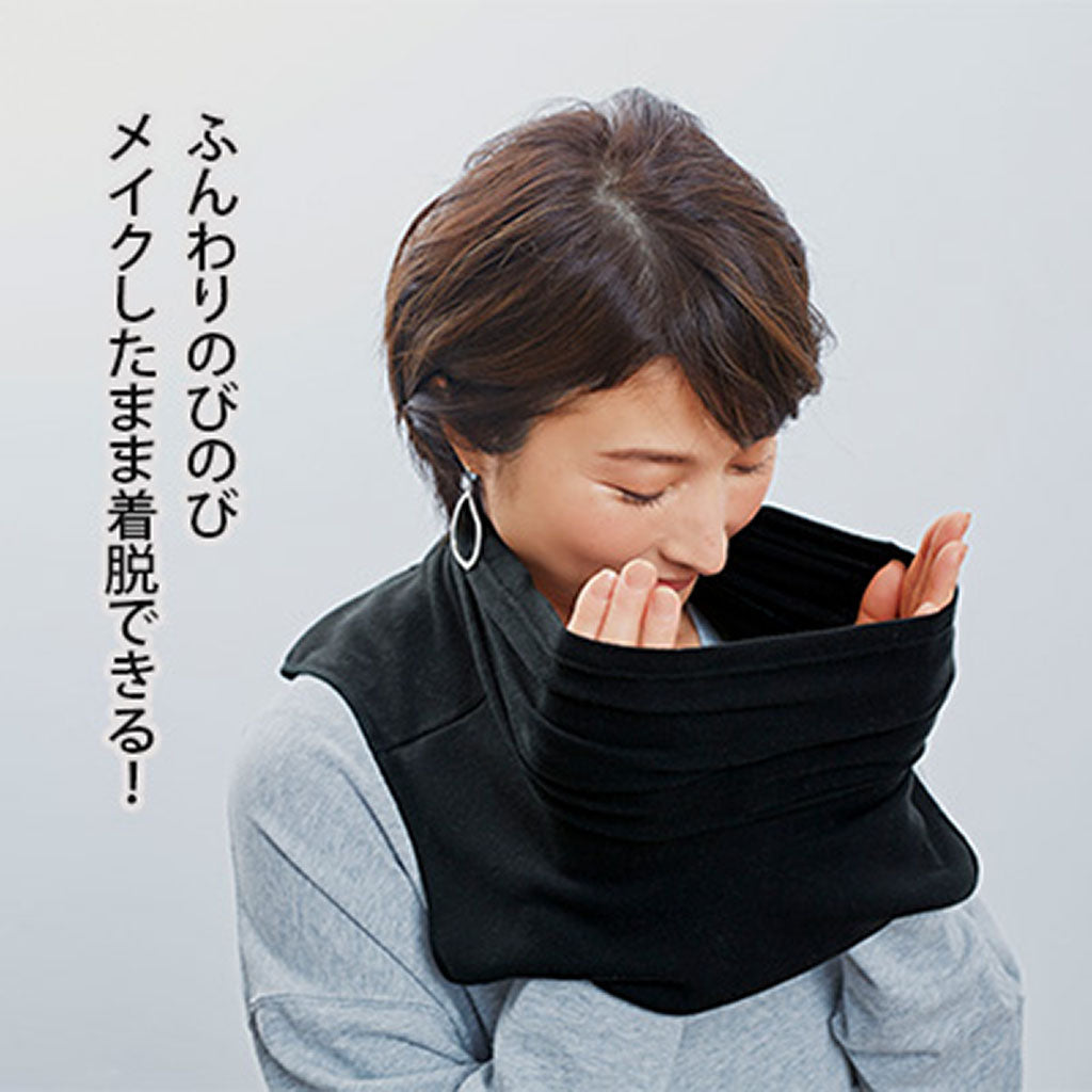 ブラック/首ポカ付けタートルカイロポケット付き