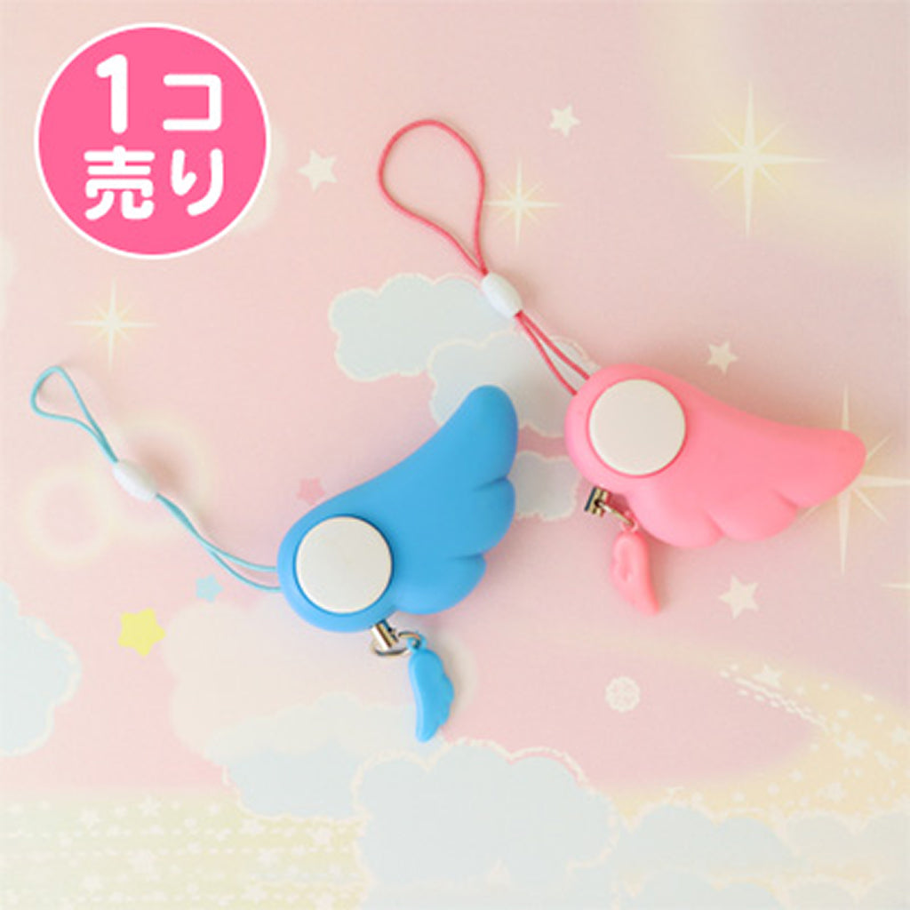 羽根の形の防犯ブザーストラップ/1個売り