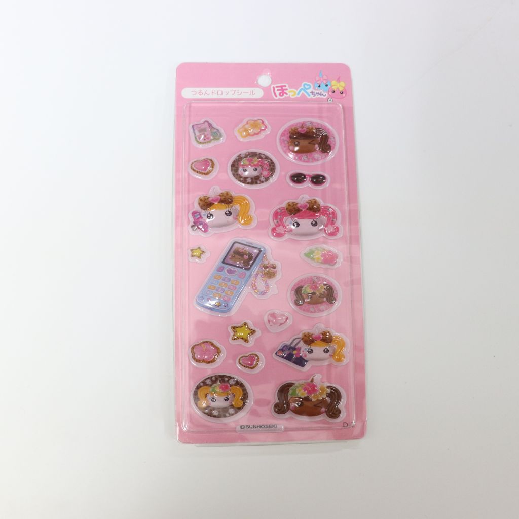 D-7／つるんドロップシール／平成ギャルほっぺちゃん