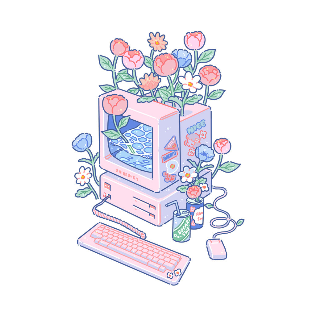 ステッカー（PC）/イラストレーターHiroko