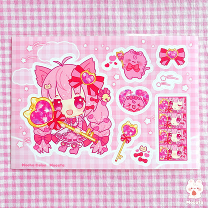 魔法少女のシール　／イラストレーターもか汰