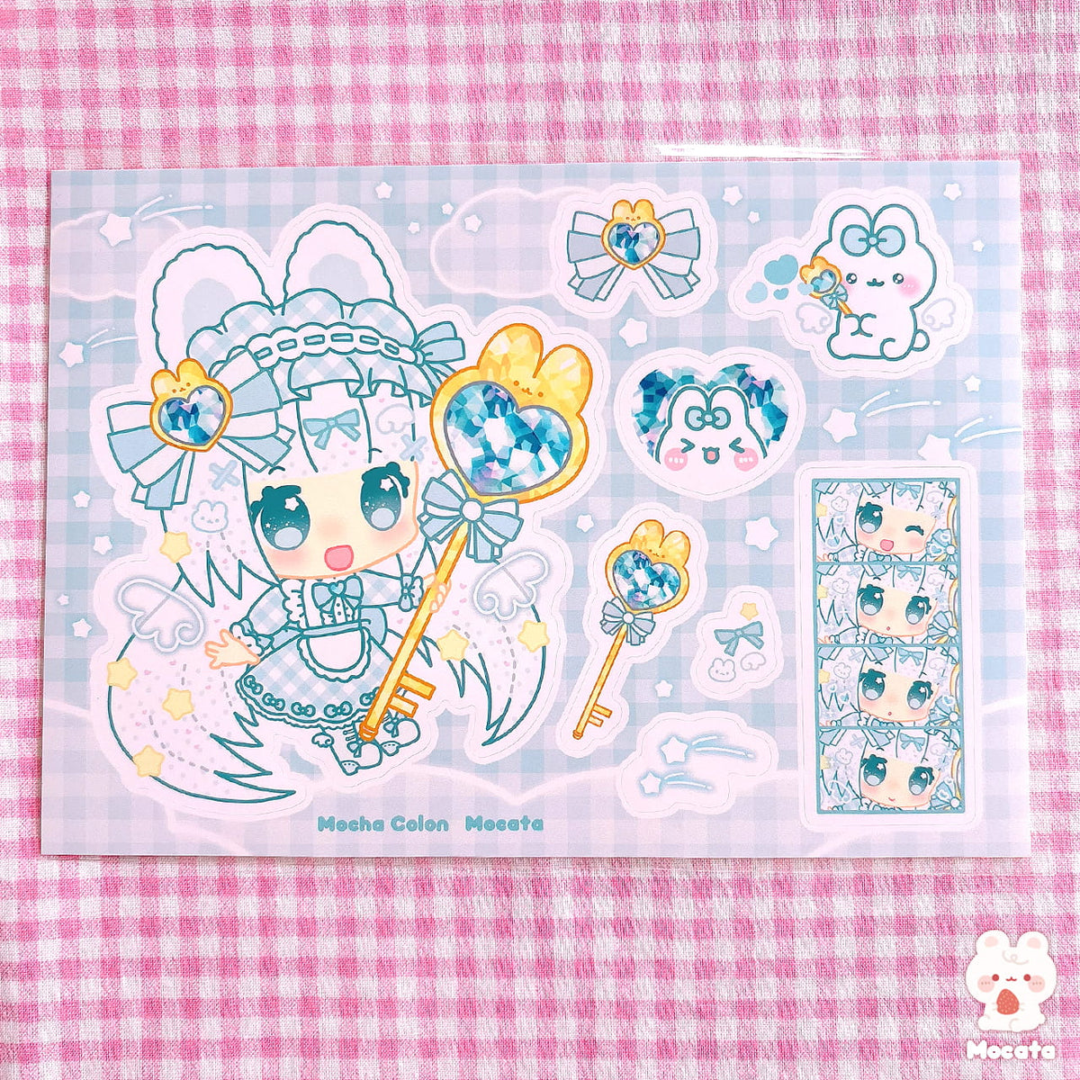 魔法少女のシール　／イラストレーターもか汰