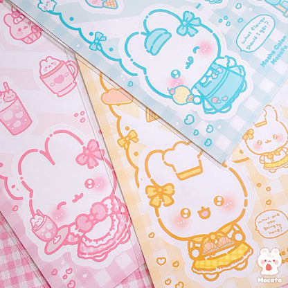 うさぎのお店屋さんシリーズ シール ／イラストレーターもか汰
