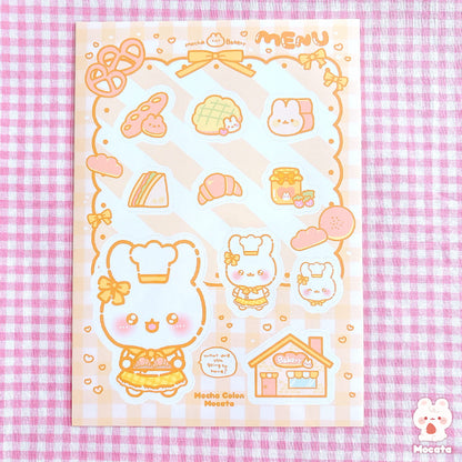 うさぎのお店屋さんシリーズ シール ／イラストレーターもか汰