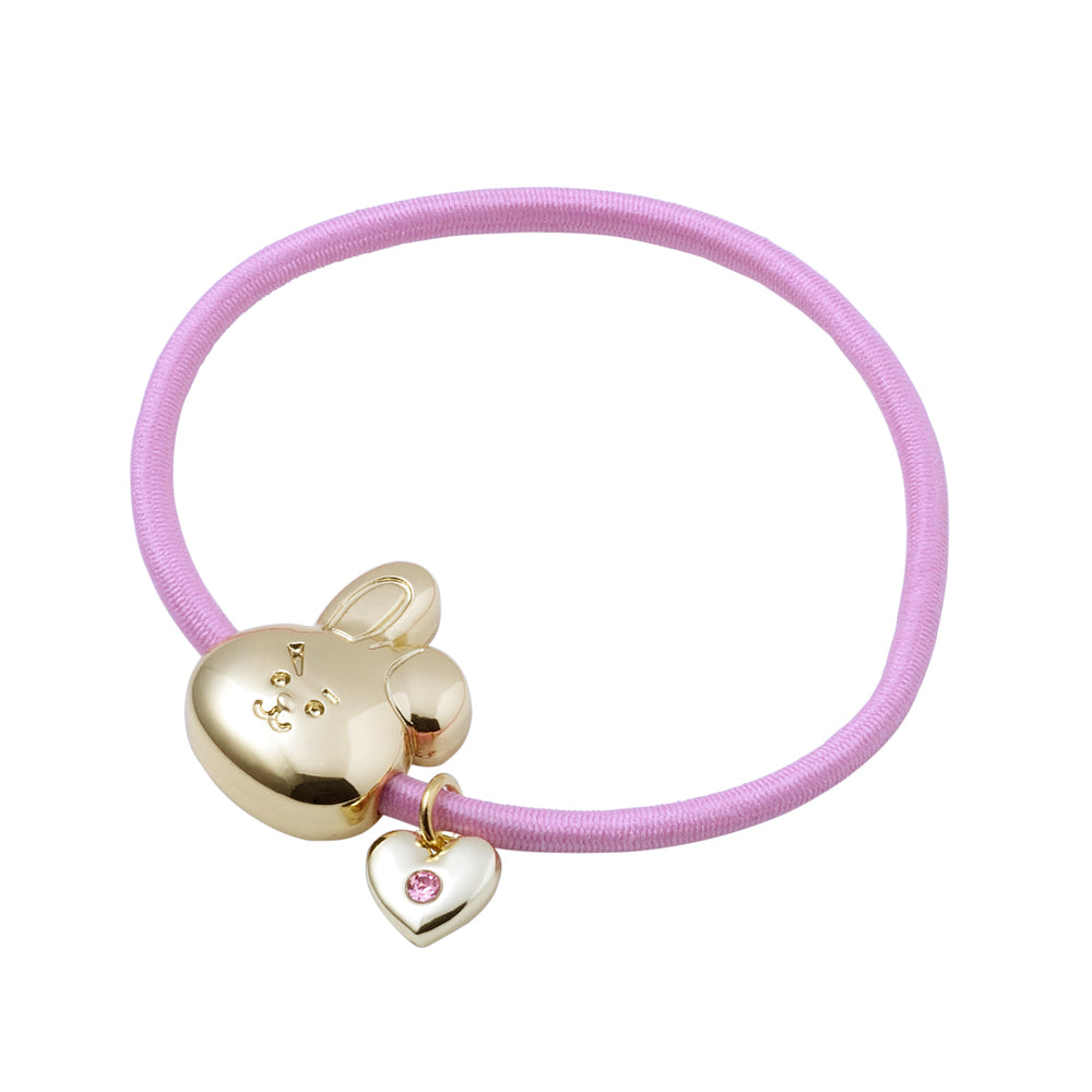 BT21 COOKY　メタルチャームヘアゴム
