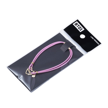 BT21 COOKY　キャラクターチャーム付き　ハートヘアゴム
