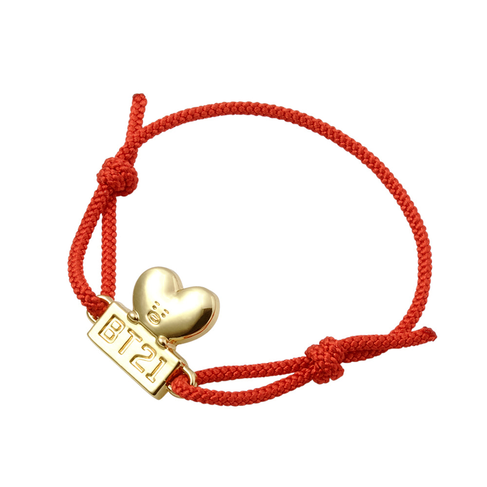 BT21 TATA　メタルチャームコードブレス　