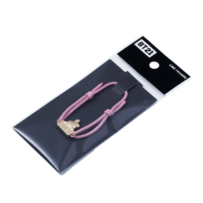 BT21 COOKY　メタルチャームコードブレス　　