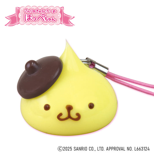 ポムポムプリン／サンリオキャラクターズ ほっぺちゃんストラップ