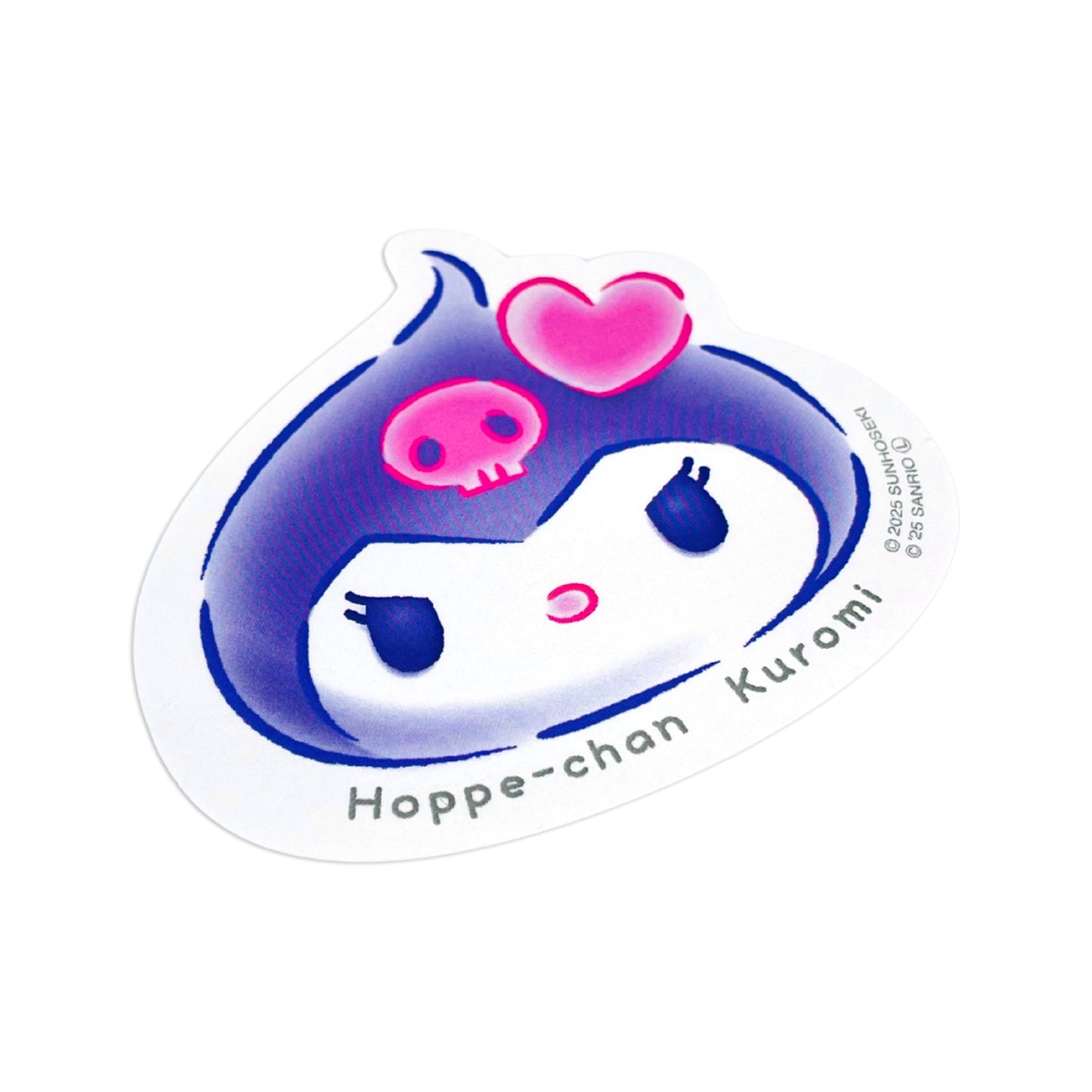 Kuromi クロミ ステッカー ほっぺちゃん