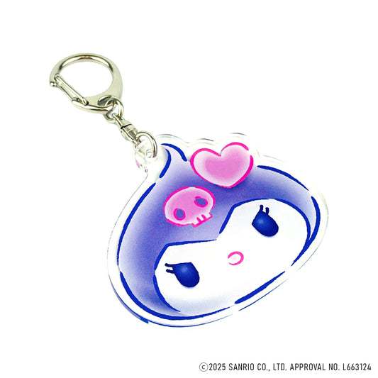 Kuromi クロミ アクリルキーホルダーほっぺちゃん