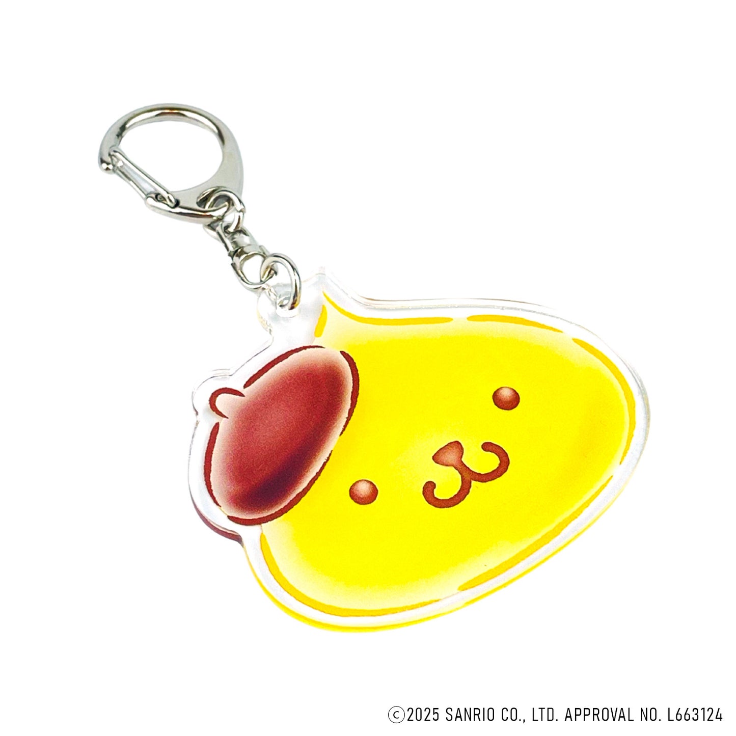Pompompurin ポムポムプリン アクリルキーホルダーほっぺちゃん