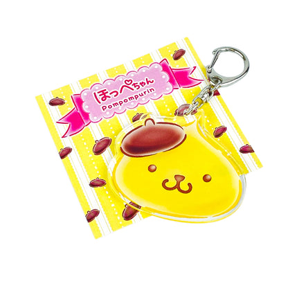 Pompompurin ポムポムプリン アクリルキーホルダーほっぺちゃん