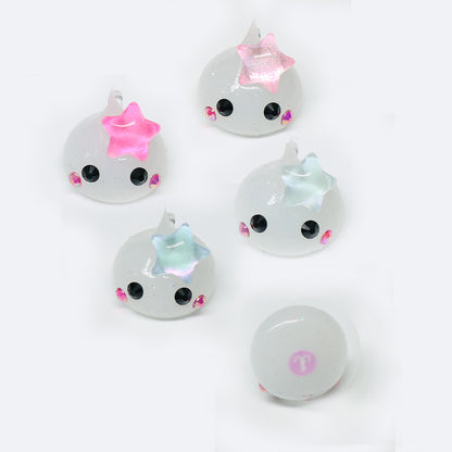 牡羊座☆ほっぺちゃん／蓄光ラメほっぺちゃんストラップ／おまじないカード付き