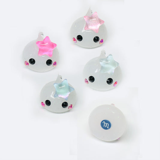 蠍座☆ほっぺちゃん／蓄光ラメほっぺちゃんストラップ／おまじないカード付き