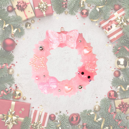 ゆめかわリース/ピンク ストラップ