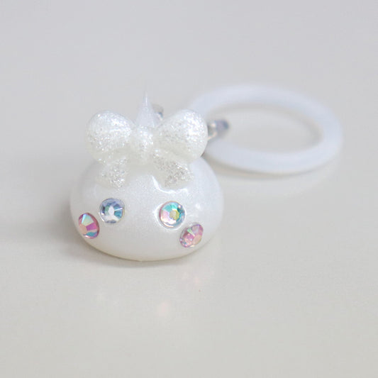 ホワイトパールほっぺちゃん めじるしチャーム