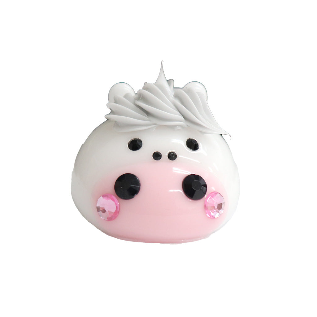 1番人気☆サンホッペ被りほっぺちゃん／白／メガ／オブジェ