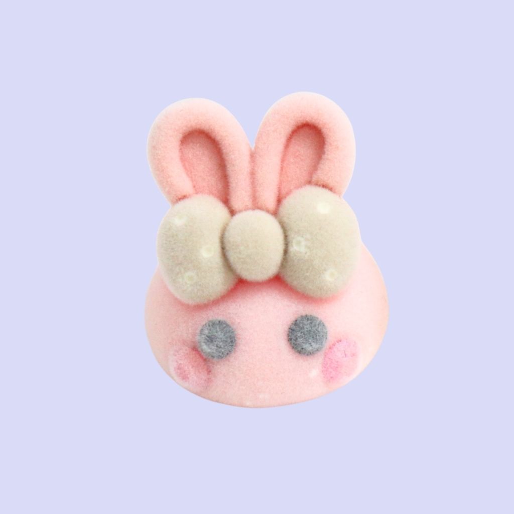 ふわふわウサギデカほっぺちゃん オブジェ