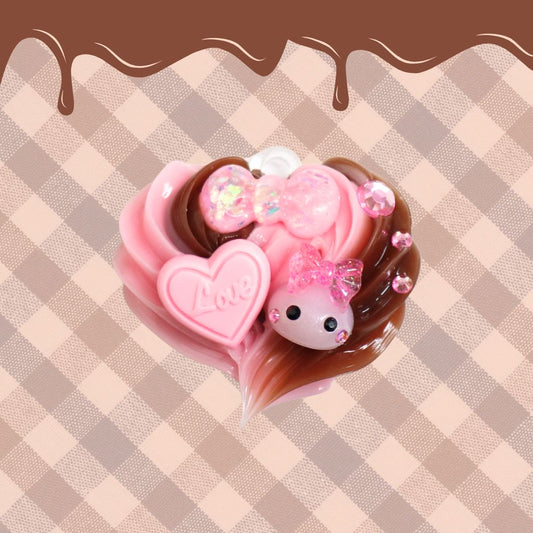 ストロベリーチョコホイップハートほっぺちゃん／ミニ／ ストラップ