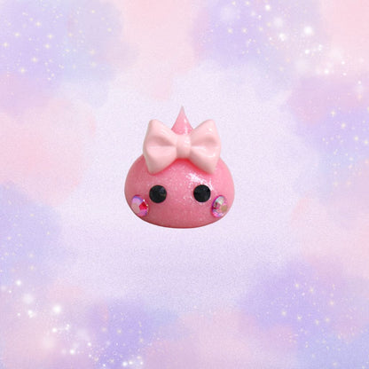 濃ピンクラメ／ふんわりデカほっぺちゃん／ストラップ