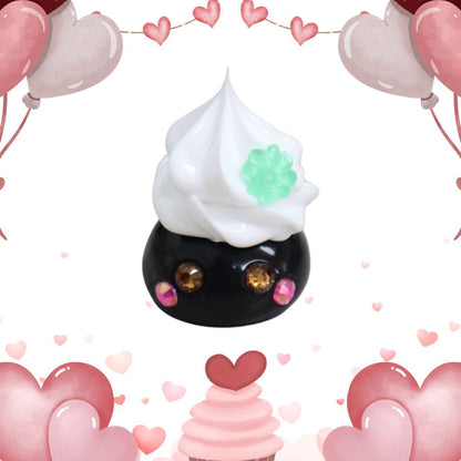 黒＆白／コーヒーゼリーほっぺちゃんストラップ