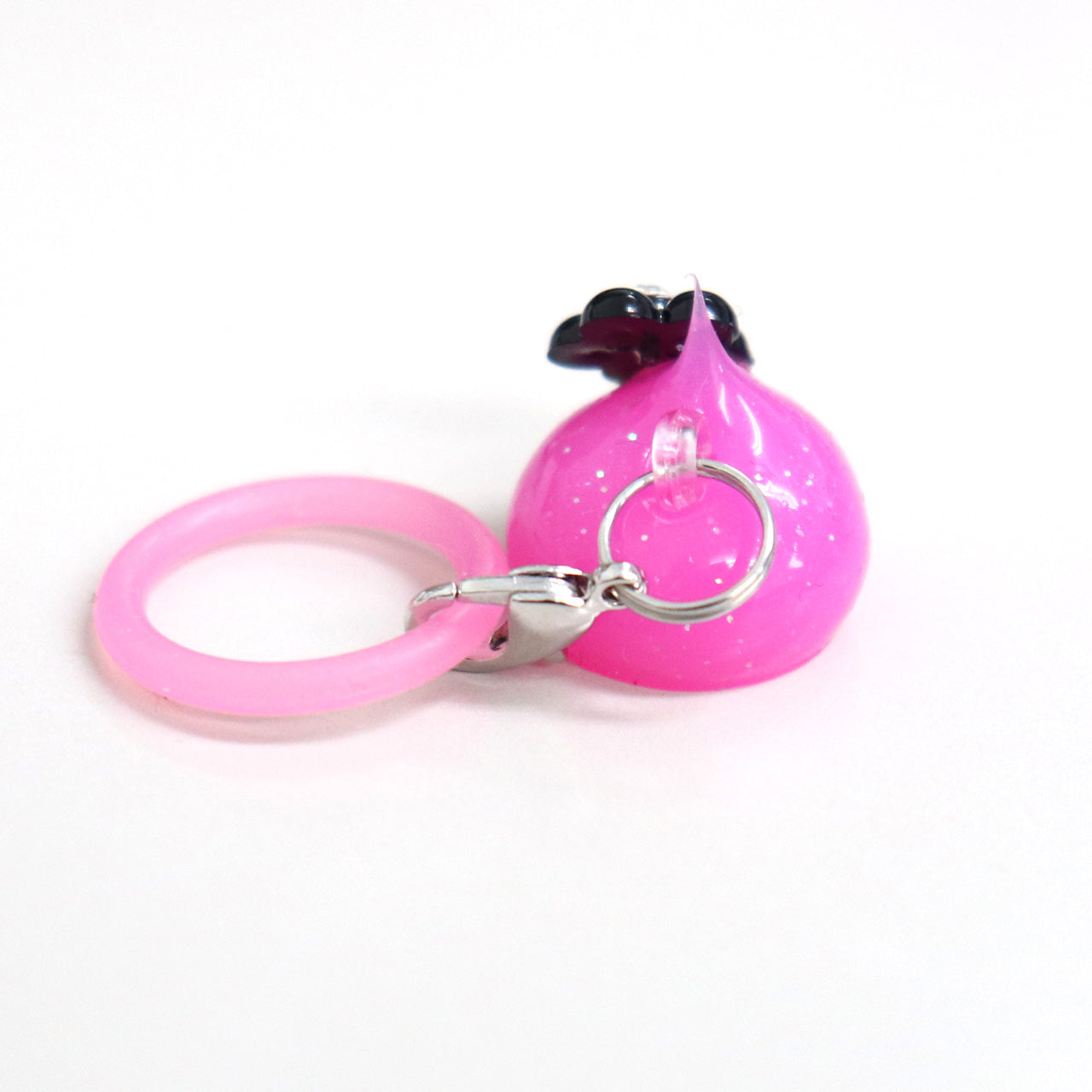 ピンク／ビビッドカラーほっぺちゃんめじるしチャーム