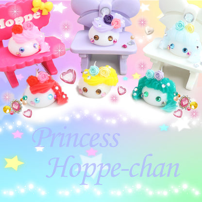 白＆緑／ロイヤルほっぺちゃんシリーズ☆バジル姫ほっぺちゃん／オブジェ