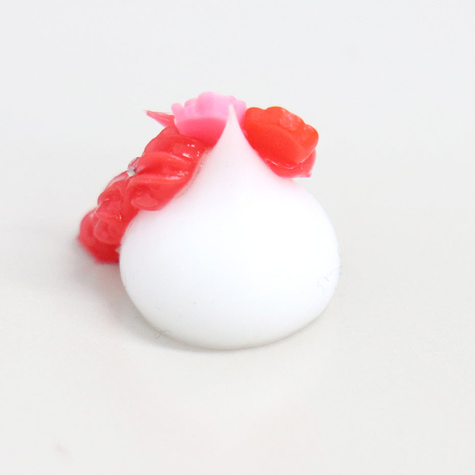 白＆赤／ロイヤルほっぺちゃんシリーズ☆ダリア姫ほっぺちゃん／オブジェ