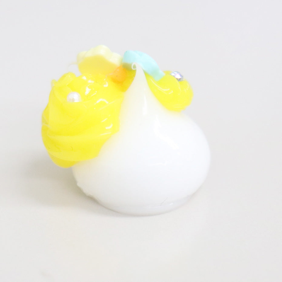 白＆黄／ロイヤルほっぺちゃんシリーズ☆サンフラワー姫ほっぺちゃん／オブジェ