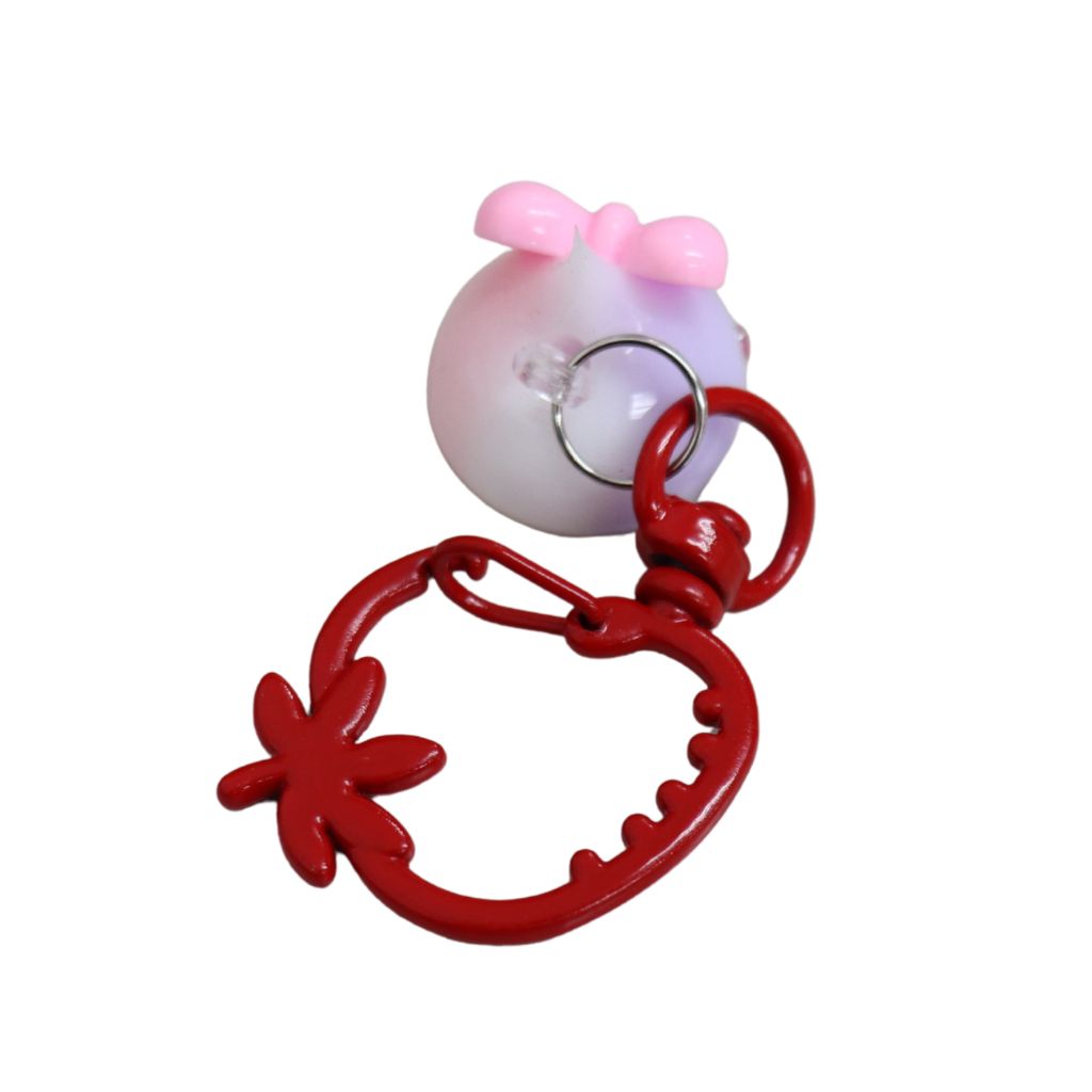 スプリングマーブルほっぺちゃん☆イチゴカラビナチャーム