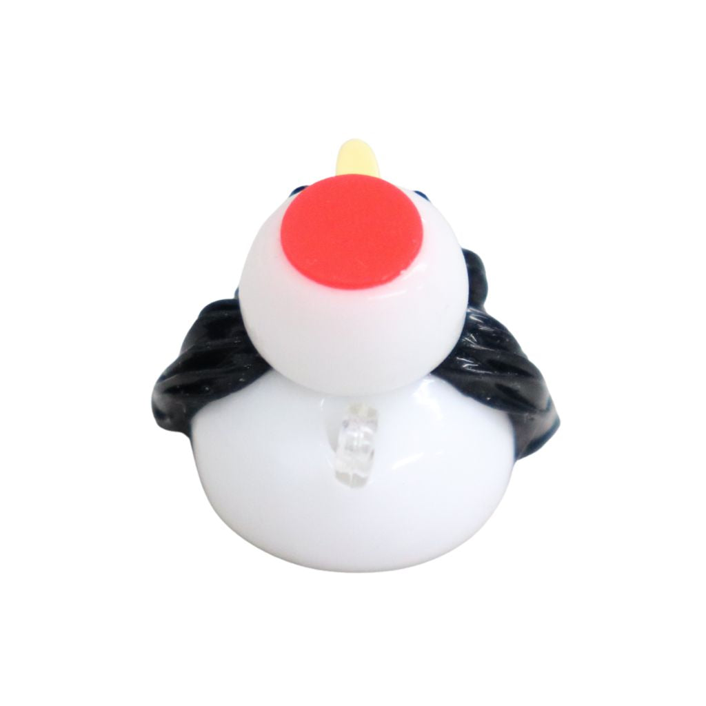 白／鶴を助けたら懐かれたほっぺちゃん／ストラップ – SUNHOSEKI