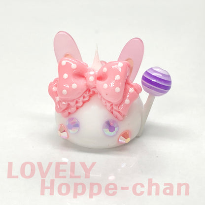 白／ハッピー☆バニーほっぺちゃんめじるしチャーム