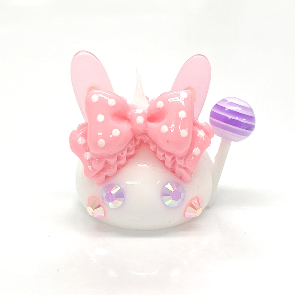 白／ハッピー☆バニーほっぺちゃんめじるしチャーム