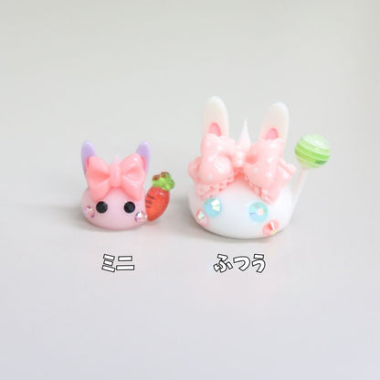 薄ピンク／キャロラビットミニほっぺちゃん／ストラップ