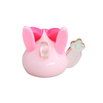 薄ピンク／キャロラビットミニほっぺちゃん／ストラップ