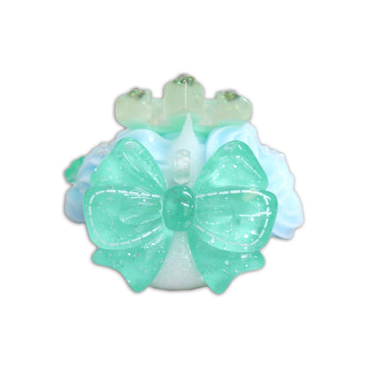 キラキラホワイトパール／プリンセスシリーズ♡ナチュラルほっぺちゃんストラップ