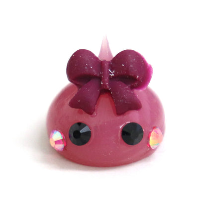 ダーク赤／ダスティレッドほっぺちゃんめじるしチャーム