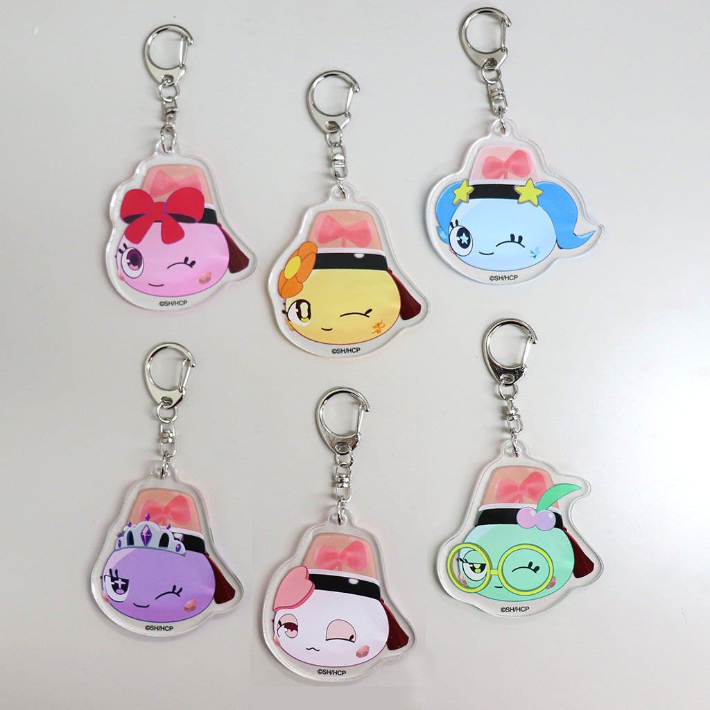 アニメほっぺちゃん　ランダムアクリルキーホルダー　ガーディアンズ（全6種）