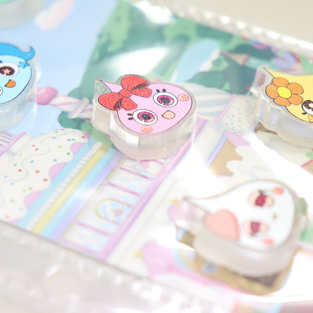 アニメほっぺちゃん　 ぷにっともちもちシール　6個セット